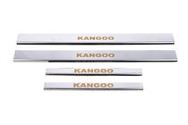 Renault Kangoo 2008–2020 Carmos V1 kynnyslistat (4 kpl, ruostumaton teräs) kuva 3
