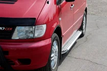 Mercedes Vito W638 1996–2003 Allmond Grey sivuportaat (2 kpl, alumiini) kuva 1