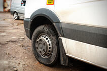 Mercedes Sprinter W906 2006–2018 Leveät lokasuojan kaarilevikkeet (4 kpl, mustat) kuva 4