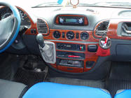 Mercedes Sprinter W901/902/903/904/905 1995–2006 (cdi, 2000-2006) Kojelaudan paneelilistat (Vip-Hartman) Hiilikuitu kuva 4