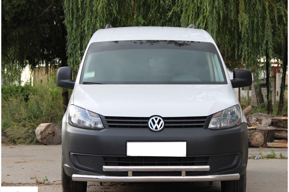 Volkswagen Caddy 2010–2015 Etuinen kaksoiskeulaputki 60/48 mm (ruostumaton teräs) Image