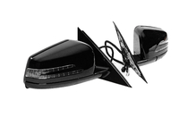 Mercedes S-class W221 2005–2013 Sivupeilit facelift-malli (2 kpl, mustat) kuva 3