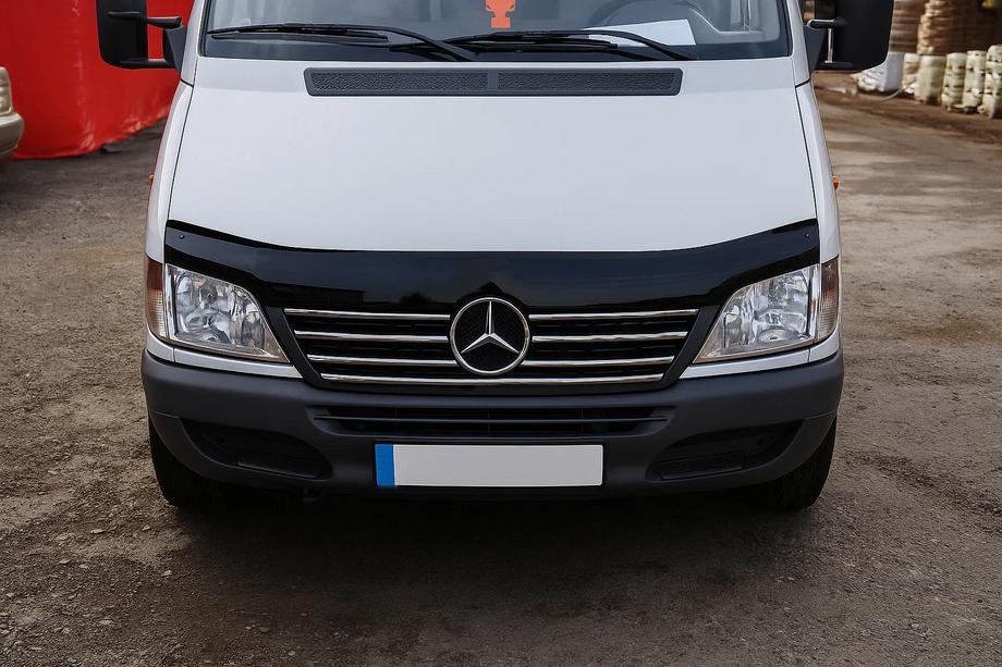 Mercedes Sprinter W901/902/903/904/905 1995–2006 Jäähdyttimen säleikön reunalistat (2000-2002, 7-osainen, ruostumaton teräs) Image