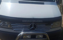 Mercedes Sprinter W901/902/903/904/905 1995–2006 Jäähdyttimen säleikön kromilistat (1995-2000, 12 osaa, ruostumatonta terästä) kuva 3