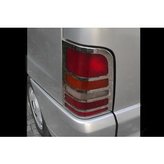Takavalojen kromilistat (2 kpl, ruostumaton teräs) Mercedes Vito W638 1996–2003 kuva 4