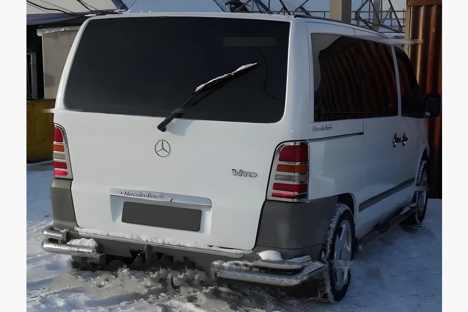 Mercedes Vito W638 1996–2003 Takavalojen kromilistat (2 kpl, ruostumaton teräs) Image