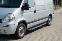 Nissan Interstar 2002–2010 Duru sivuportaat (2 kpl, alumiini) kuva 1