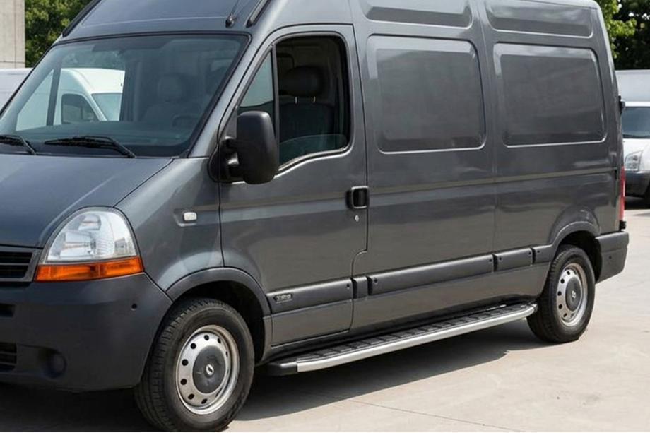 Nissan Interstar 2002–2010 Sivuporraslaudat Fullmond (2 kpl, alumiini) Image