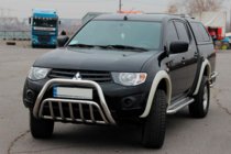 Mitsubishi L200 2006–2015 Puskurirauta (ruostumaton teräs) kuva 3