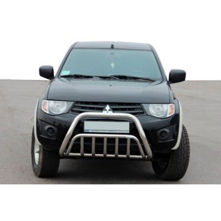 Puskurirauta (ruostumaton teräs) Mitsubishi L200 2006–2015 kuva 1