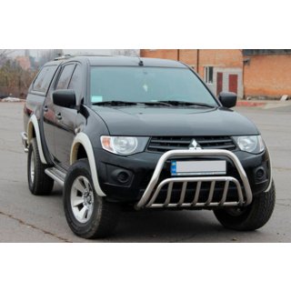 Puskurirauta (ruostumaton teräs) Mitsubishi L200 2006–2015 kuva 2