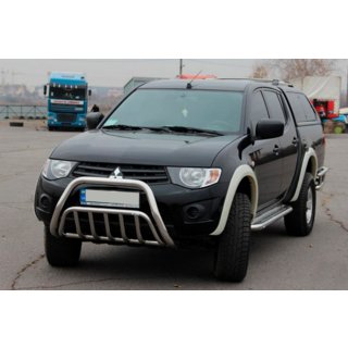Puskurirauta (ruostumaton teräs) Mitsubishi L200 2006–2015 kuva 3