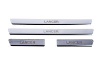 Mitsubishi Lancer 9 2004–2008 Carmos V1 kynnyslistat (4 kpl, ruostumaton teräs) kuva 2