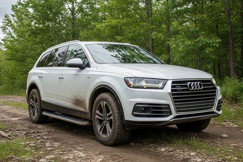 Audi Q7 2015–2026 Sivuportaat Tayga Grey (2 kpl, alumiini) Image