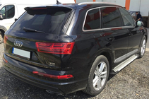 Audi Q7 2015–2026 Allmond Grey -sivukynnykset (2 kpl, alumiini) kuva 2