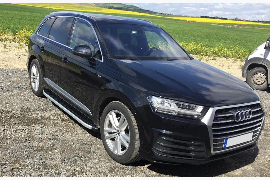 Audi Q7 2015–2026 Sivuporraslaudat Fullmond (2 kpl, alumiini) Image