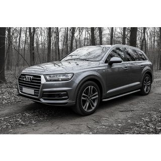 Maydos V2 sivuastinlaudat (2 kpl, alumiini / ruostumaton teräs) Audi Q7 2015–2026 kuva 1