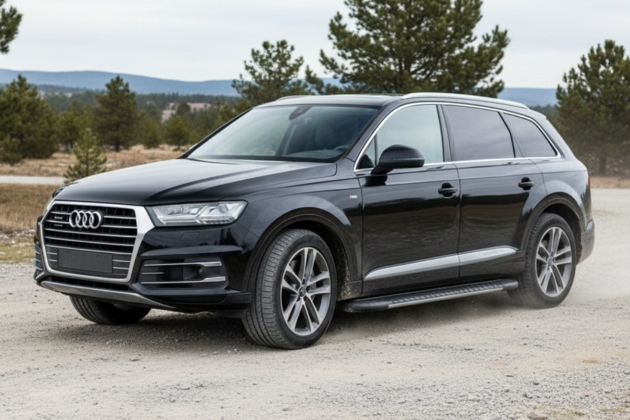 Audi Q7 2015–2026 Bosphorus Grey sivuaskelmat (2 kpl, alumiini) Image