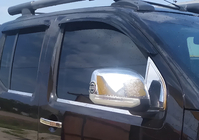 Nissan Navara 2006–2015 Sivupeilien kuoret (2 kpl, muovi) Ilman vilkun sivutoistinta kuva 3