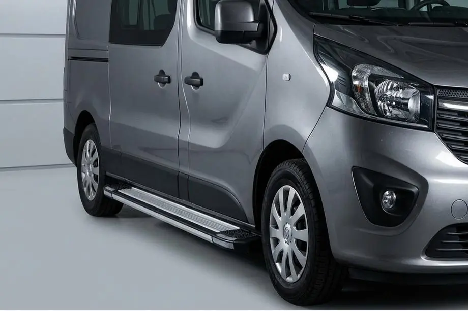 Opel Vivaro 2015–2019 Rainbow sivuportaat (2 kpl, alumiini) Image