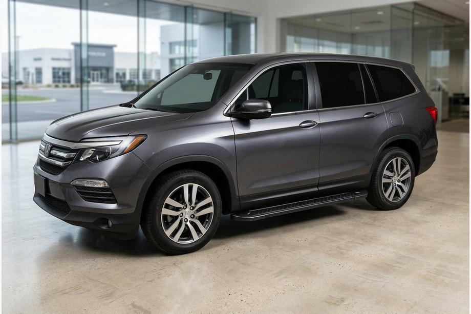 Honda Pilot 2015–2022 Allmond Black sivuportaat (2 kpl, alumiini) Kuva 1