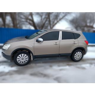 Kromiset ovipilarisuojat (4 kpl, ruostumaton teräs) Nissan Qashqai 2007–2010 kuva 1
