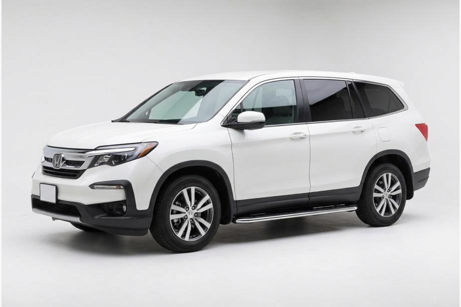 Honda Pilot 2015–2022 Maydos V1 sivuportaat (2 kpl, alumiini ↗ ruostumaton teräs) Image