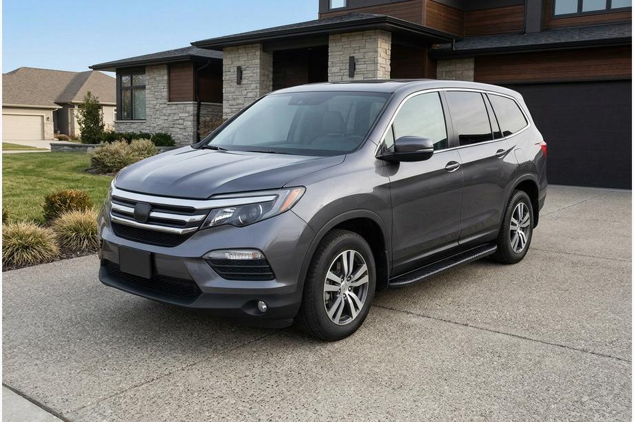 Honda Pilot 2015–2022 Sivuporrast Bosphorus Black (2 kpl, alumiini) Kuva 1