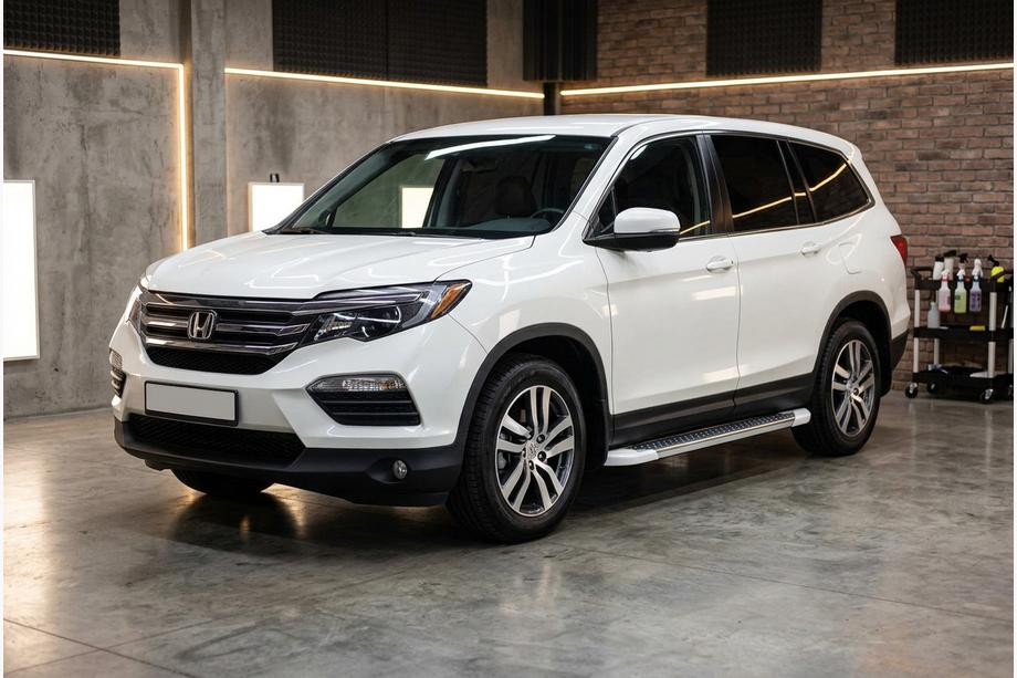 Honda Pilot 2015–2022 Sivuastinlaudat Allmond White (2 kpl, alumiini) Image