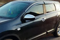 Nissan Qashqai 2007–2010 Sivupeilien kromisuojat (2 kpl, ruostumaton teräs) kuva 3