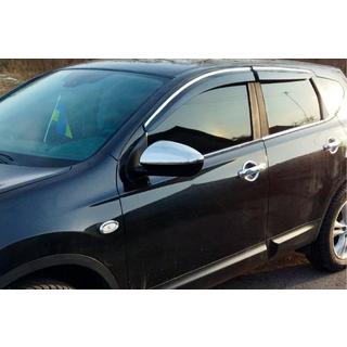 Sivupeilien kromisuojat (2 kpl, ruostumaton teräs) Nissan Qashqai 2007–2010 kuva 3