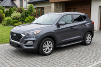 Hyundai Tucson TL 2016–2021 Duru sivuportaat (2 kpl, alumiini) kuva 1
