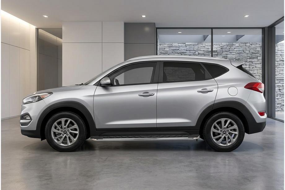 Hyundai Tucson TL 2016–2021 Maydos V1 sivuportaat (2 kpl, alumiini ↗ ruostumaton teräs) Image