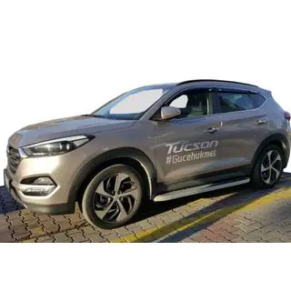 Sivuportaat Tayga Grey (2 kpl, alumiini) kuva 1