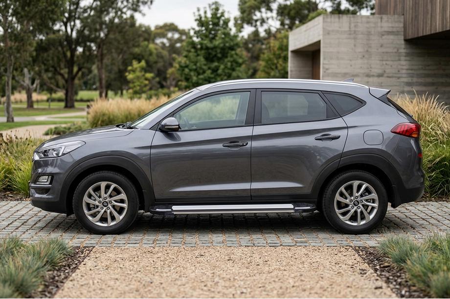 Hyundai Tucson TL 2016–2021 Rainbow sivuportaat (2 kpl, alumiini) Image