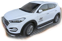Hyundai Tucson TL 2016–2021 Sivuporraslaudat Fullmond (2 kpl, alumiini) kuva 1