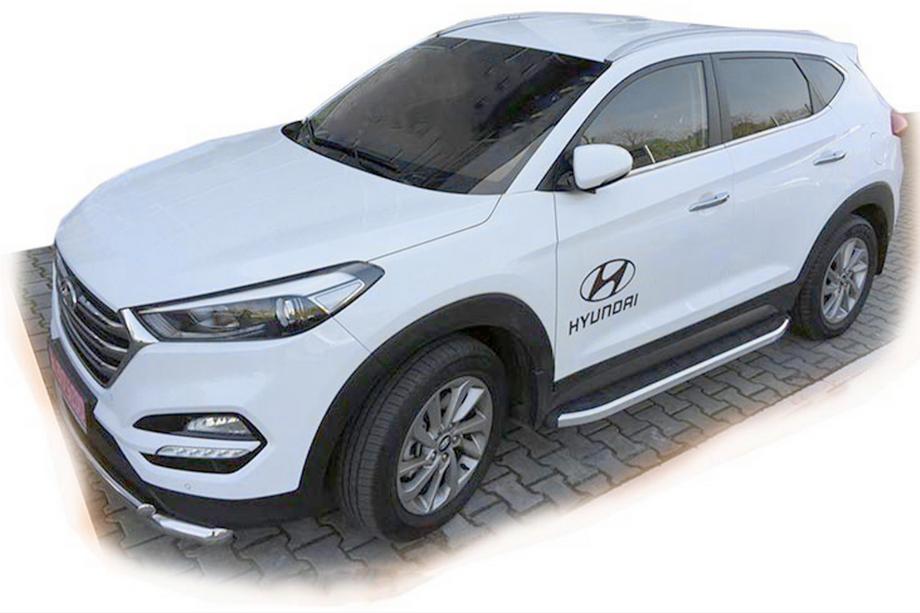 Hyundai Tucson TL 2016–2021 Sivuporraslaudat Fullmond (2 kpl, alumiini) Image
