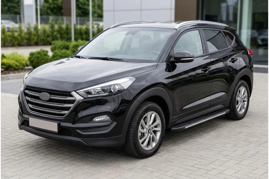 Hyundai Tucson TL 2016–2021 Bosphorus Grey sivuaskelmat (2 kpl, alumiini) Image