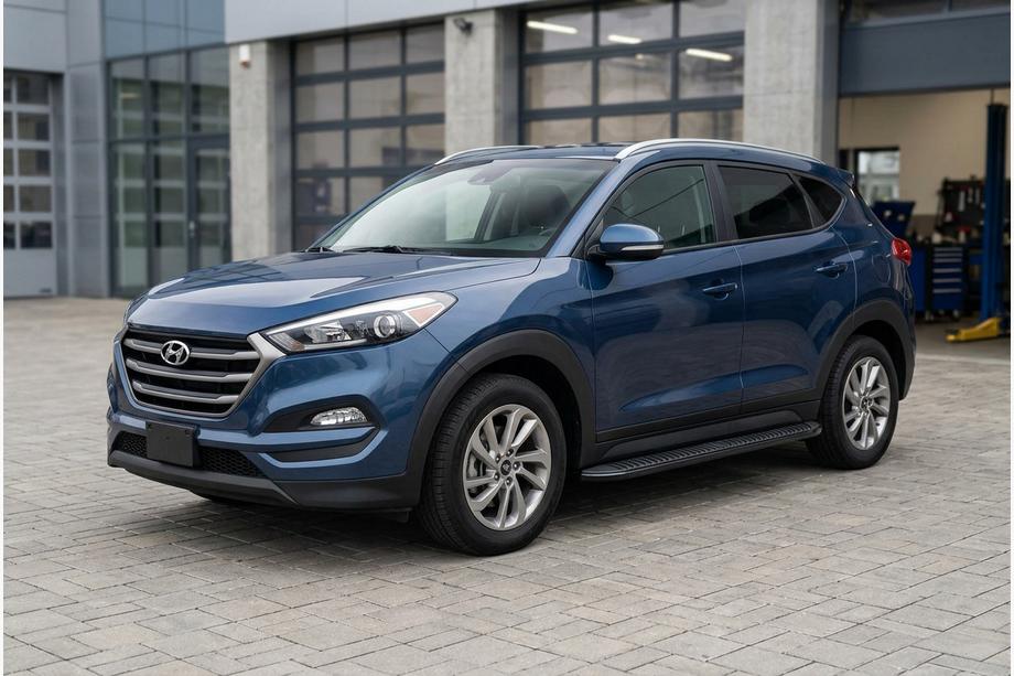 Hyundai Tucson TL 2016–2021 Sivukynnykset Tayga Black (2 kpl, alumiini) Image