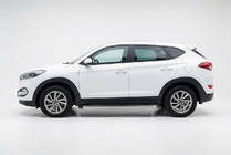 Hyundai Tucson TL 2016–2021 BlackLine-sivuporrast (2 kpl, alumiini) kuva 1