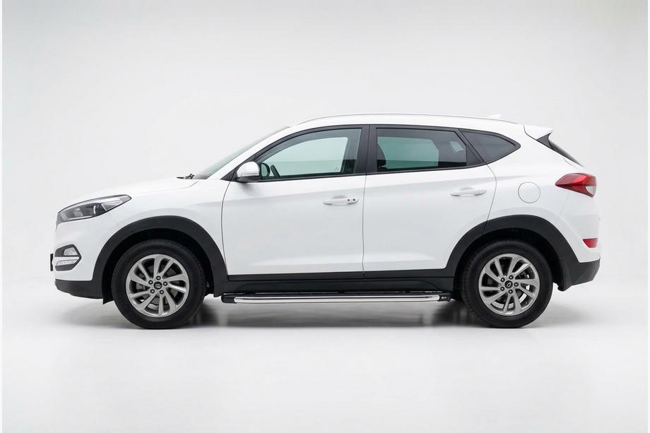 Hyundai Tucson TL 2016–2021 BlackLine-sivuporrast (2 kpl, alumiini) Image