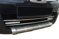 Nissan Qashqai 2007–2010 Alasäleikön listat (2 kpl, ruostumaton teräs) Carmos - turkkilainen teräs kuva 1