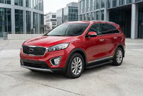 Kia Sorento III UM 2014–2020 Allmond Black sivuportaat (2 kpl, alumiini) kuva 1