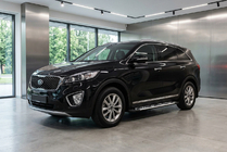 Kia Sorento III UM 2014–2020 Sunrise sivuportaat (2 kpl, alumiini) kuva 1