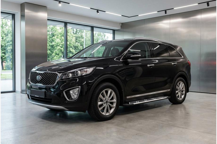 Kia Sorento III UM 2014–2020 Sunrise sivuportaat (2 kpl, alumiini) Image