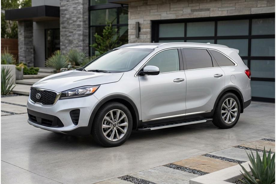 Kia Sorento III UM 2014–2020 RedLine V1 sivuportaat (2 kpl, alumiini) Image