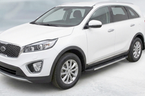 Kia Sorento III UM 2014–2020 Duru sivuportaat (2 kpl, alumiini) kuva 1