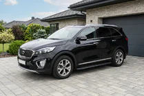 Kia Sorento III UM 2014–2020 Sivuporrast Bosphorus Black (2 kpl, alumiini) kuva 1