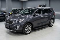 Kia Sorento III UM 2014–2020 Sivukynnykset Tayga Black (2 kpl, alumiini) kuva 1