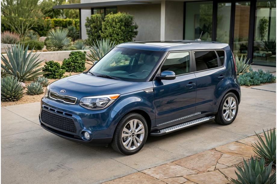 Kia Soul II 2013–2018 Allmond Grey sivuportaat (2 kpl, alumiini) Image